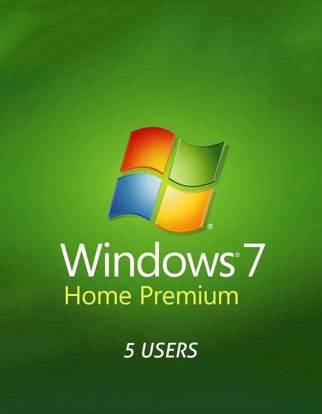 Windows 7 home & premium 5 user